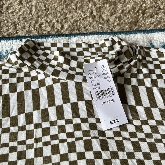 PacSun Checkered Top XS - Picture 4 of 6